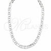 Sterling Silver Basic Necklace, Mariner Design, Polished, Silver Finish, 04.433.0012.26 (200 Gauge, Thickness, 26 Inches Length)