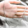 Sterling Silver Basic Necklace, Mariner Design, Polished, Silver Finish, 04.433.0016.22 (100 Gauge, Thickness, 22 Inches Length)