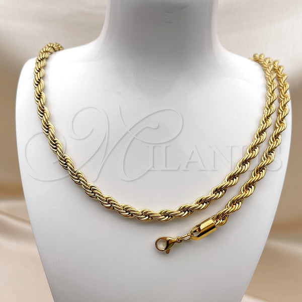 Gold Filled Bracelet — Necklace and Bracelet Rope Design Polished 06. — alternate product view — SKU 160101 | Oro Laminado brazalete — Necklace and Bracelet Rope diseño pulido 06. — SKU 160101