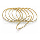 Oro Laminado Semanario Bangle, Gold Filled Style Polished, Golden Finish, 07.298.0001.05.5 (03 MM Thickness, Size 5 (2.50 Diameter))