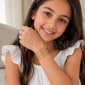 Gold Filled Jewelry — Semanario Bangle Polished 5. Thickness Size 2 1.75 — main product view — SKU 160114 | Oro Laminado joyería — Semanario Bangle pulido 5. Thickness Size 2 1.75 — SKU 160114