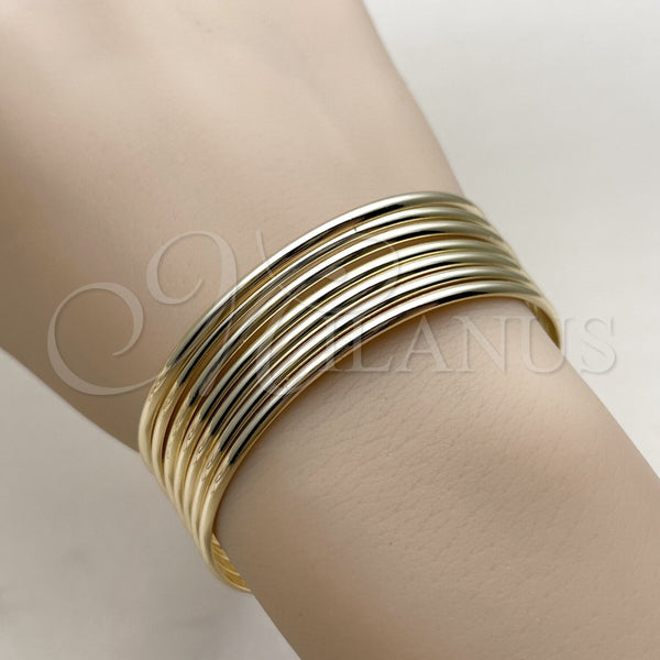 Gold Filled Jewelry — Semanario Bangle Polished 5. Thickness Size 2 1.75 — alternate product view — SKU 160114 | Oro Laminado joyería — Semanario Bangle pulido 5. Thickness Size 2 1.75 — SKU 160114