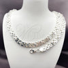 Stainless Steel Necklace and Bracelet, Polished, Silver Finish, 06.116.0057.3