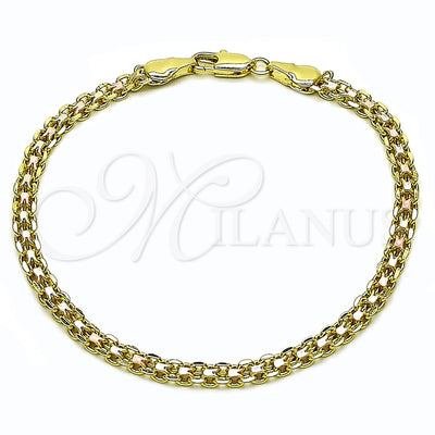 Gold-Filled Bismark Bracelet 04.213.0263.1.07 — main product image — SKU 160205 | Pulsera de Oro Laminado 04.213.0263.1.07 — imagen principal del producto — SKU 160205