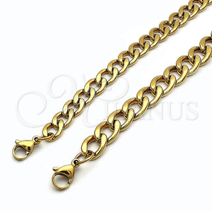 Stainless Steel Bracelet — Basic Bracelet Curb Design Polished 03. Thickness 9 — main product view — SKU 160226 | Acero Inoxidable brazalete — básico Bracelet Curb diseño pulido 03. Thickness 9 — SKU 160226