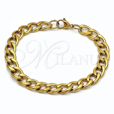 Stainless Steel Curb Bracelet 03.256.0013.09 for wholesale, main product view