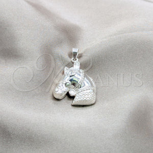 Sterling Silver Pendant — Fancy Pendant Horse Design Polished 05. — main product view — SKU 160274 | Plata 925 dije — elegante Pendant Horse diseño pulido 05. — SKU 160274