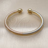 Oro Laminado Individual Bangle, Gold Filled Style Twist Design, Polished, Tricolor, 07.170.0063 (Thickness, One size fits all)