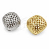 Oro Laminado Huggie Hoop, Gold Filled Style Filigree Design, Polished, Golden Finish, 02.195.0362.16