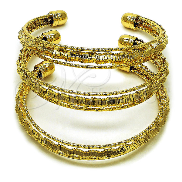 Gold Filled Jewelry — Trio Bangle Diamond Cutting 07. 09 MM Thickness — main product view — SKU 160373 | Oro Laminado joyería — Trio Bangle Diamond Cutting 07. 09 MM Thickness — SKU 160373
