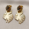 Oro Laminado Stud Earring, Gold Filled Style Polished, Golden Finish, 02.282.0039