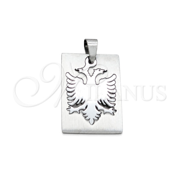 Stainless Steel Fancy Pendant, Eagle Design, Polished, Steel Finish, 05.63.1171