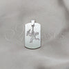 Stainless Steel Fancy Pendant, Angel Design, Polished, Steel Finish, 05.63.1172