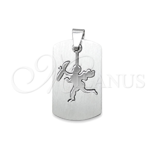 Stainless Steel Pendant — Fancy Pendant Angel Design Polished 05.63. — main product view — SKU 160449 | Acero Inoxidable dije — elegante Pendant Angel diseño pulido 05.63. — SKU 160449