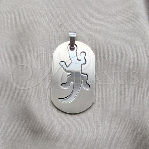 Stainless Steel Pendant — Fancy Pendant Lizard Design Polished 05.63. — main product view — SKU 160451 | Acero Inoxidable dije — elegante Pendant Lizard diseño pulido 05.63. — SKU 160451