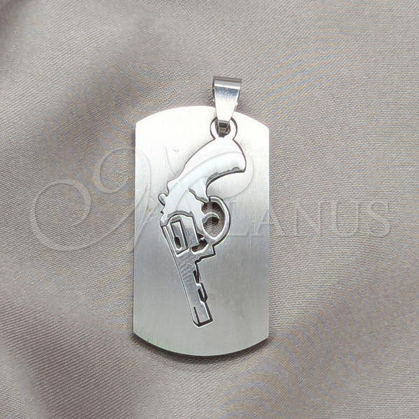 Stainless Steel Fancy Pendant, Polished, Steel Finish, 05.63.1176