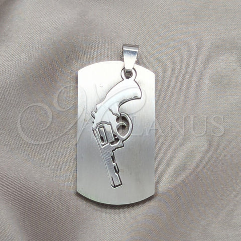 Stainless Steel Fancy Pendant, Polished, Steel Finish, 05.63.1176