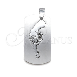 Stainless Steel Fancy Pendant, Polished, Steel Finish, 05.63.1176