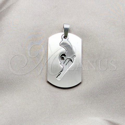 Stainless Steel Fancy Pendant, Polished, Steel Finish, 05.63.1177