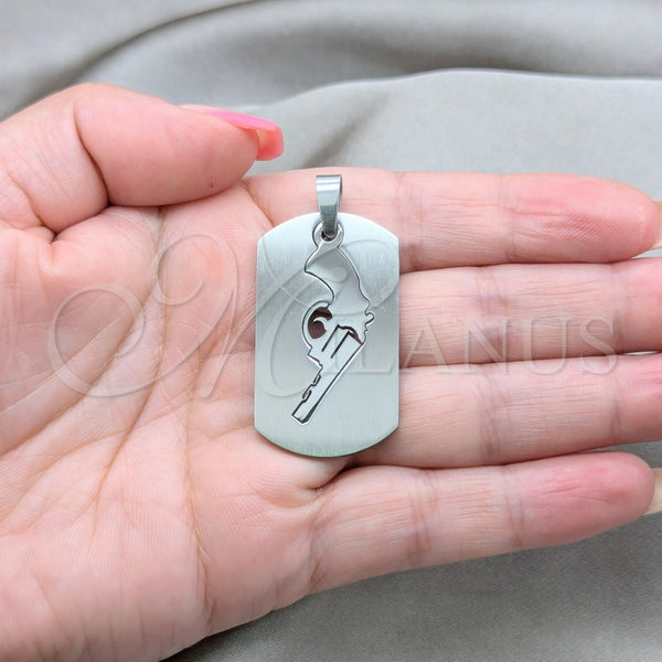 Stainless Steel Pendant — Fancy Pendant Polished 05.63. — alternate product view — SKU 160455 | Acero Inoxidable dije — elegante Pendant pulido 05.63. — SKU 160455