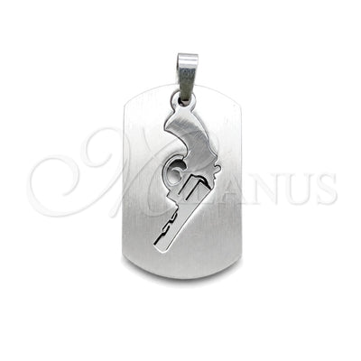 Stainless Steel Fancy Pendant, Polished, Steel Finish, 05.63.1177 for wholesale, main product view