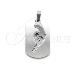 Stainless Steel Fancy Pendant, Polished, Steel Finish, 05.63.1177