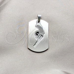 Stainless Steel Pendant — Fancy Pendant Polished 05.63. — main product view — SKU 160455 | Acero Inoxidable dije — elegante Pendant pulido 05.63. — SKU 160455