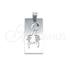 Stainless Steel Fancy Pendant, Scorpion Design, Polished, Steel Finish, 05.63.1177