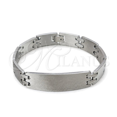 Stainless Steel Solid Bracelet, Polished, Steel Finish, 03.63.22911.08 (12 MM Thickness, 8 Inches Length) for wholesale, main product view