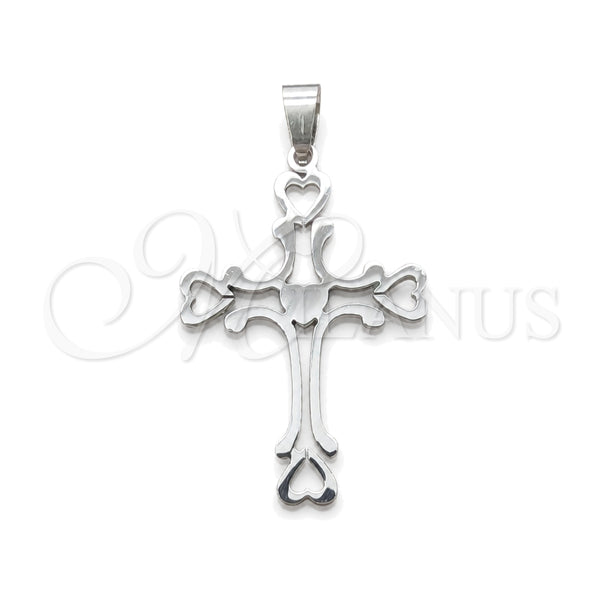 Stainless Steel Pendant — Religious Pendant Cross Design Polished 05.63. — main product view — SKU 160465 | Acero Inoxidable dije — Religious Pendant cruz diseño pulido 05.63. — SKU 160465