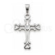 Stainless Steel Religious Pendant, Cross Design, Polished, Steel Finish, 05.63.1184