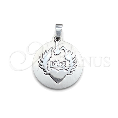 Stainless Steel Fancy Pendant, Polished, Steel Finish, 05.63.1185 for wholesale, main product view