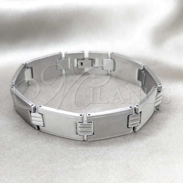 Stainless Steel Solid Bracelet, Polished, Steel Finish, 03.63.22915.08
