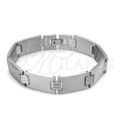 Stainless Steel Solid Bracelet, Polished, Steel Finish, 03.63.22915.08 (13 MM Thickness, 8 Inches Length) for wholesale, main product view