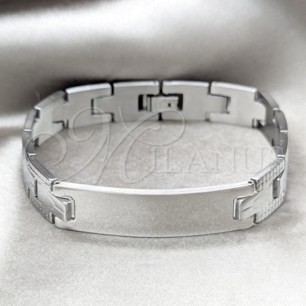 Stainless Steel Solid Bracelet, Polished, Steel Finish, 03.63.22917.08