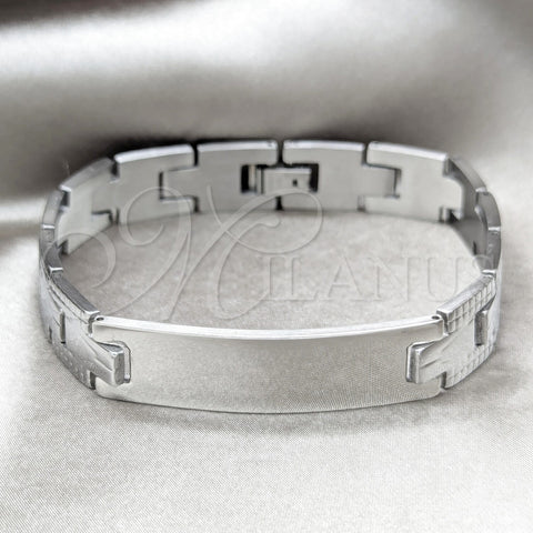 Stainless Steel Solid Bracelet, Polished, Steel Finish, 03.63.22917.08