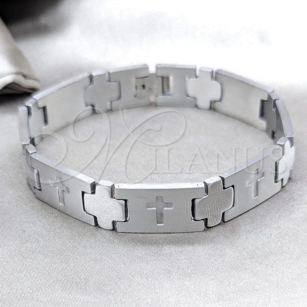 Stainless Steel Solid Bracelet, Polished, Steel Finish, 03.63.22919.08