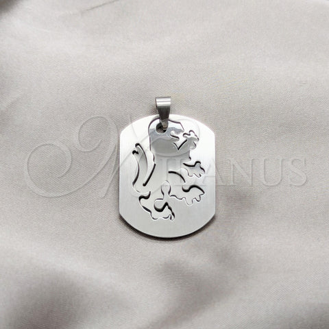 Stainless Steel Fancy Pendant, Polished, Steel Finish, 05.63.1186