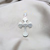 Stainless Steel Religious Pendant, Cross Design, Polished, Steel Finish, 05.63.1188