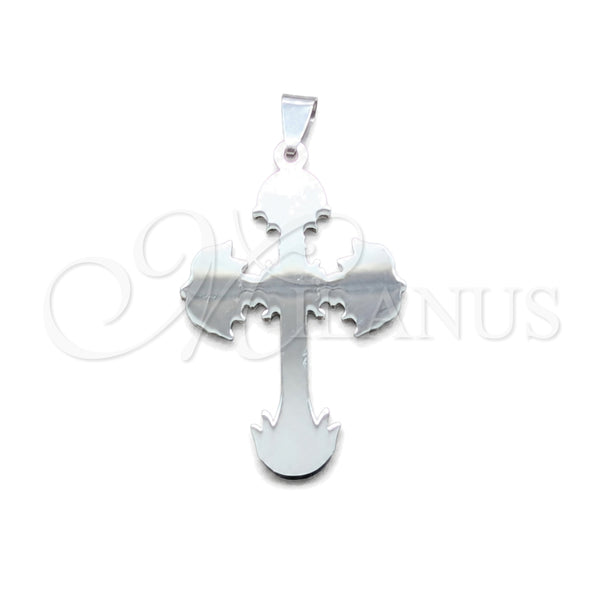 Stainless Steel Pendant — Religious Pendant Cross Design Polished 05.63. — main product view — SKU 160480 | Acero Inoxidable dije — Religious Pendant cruz diseño pulido 05.63. — SKU 160480