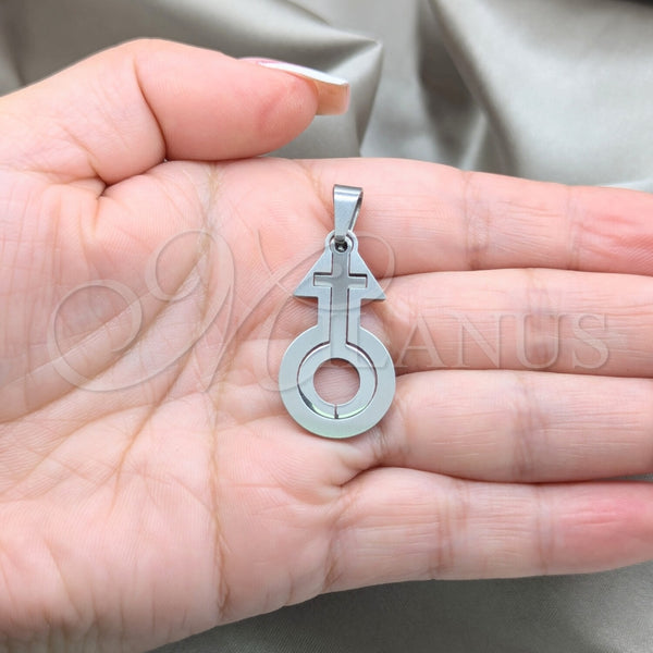 Stainless Steel Pendant — Fancy Pendant Polished 05.63. — alternate product view — SKU 160482 | Acero Inoxidable dije — elegante Pendant pulido 05.63. — SKU 160482