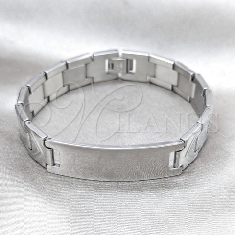 Stainless Steel Solid Bracelet, Polished, Steel Finish, 03.63.22925.08