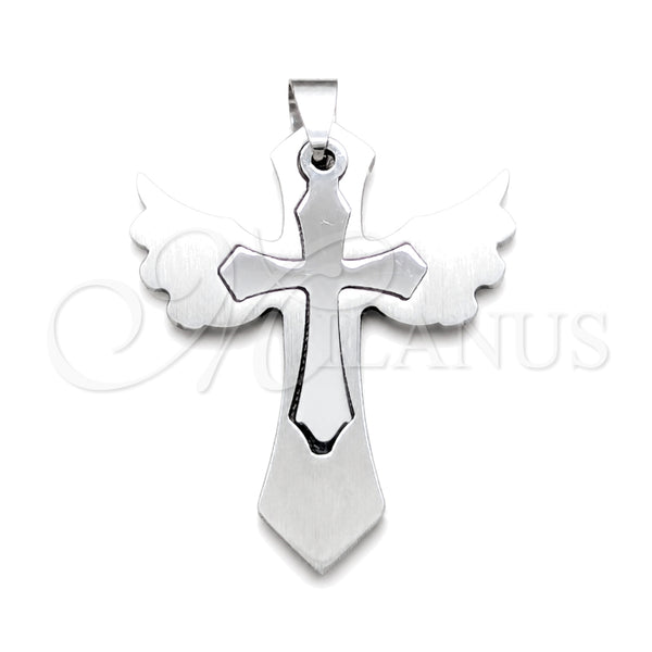 Stainless Steel Pendant — Religious Pendant Cross Design Polished 05.63. — main product view — SKU 160485 | Acero Inoxidable dije — Religious Pendant cruz diseño pulido 05.63. — SKU 160485