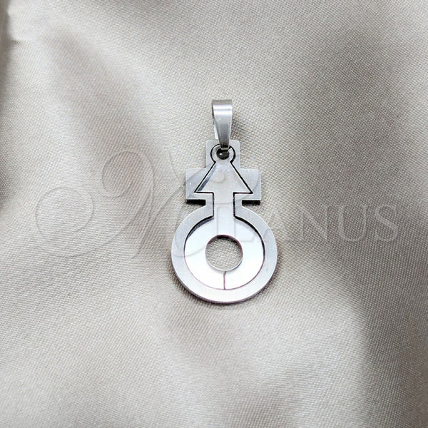 Stainless Steel Fancy Pendant, Polished, Steel Finish, 05.63.1192