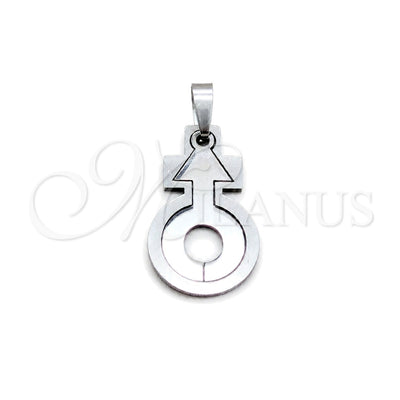 Stainless Steel Fancy Pendant, Polished, Steel Finish, 05.63.1192 for wholesale, main product view