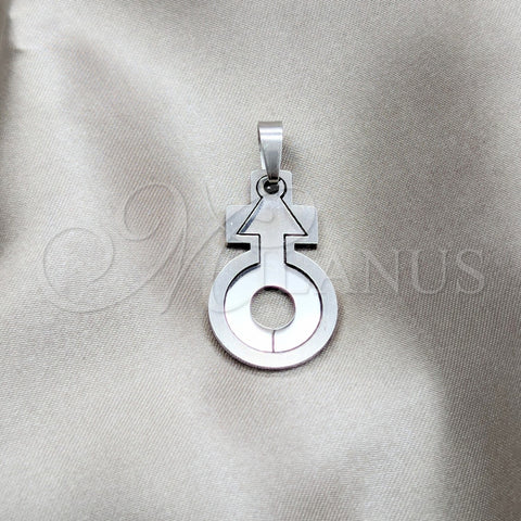 Stainless Steel Fancy Pendant, Polished, Steel Finish, 05.63.1192
