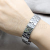 Stainless Steel Solid Bracelet, Polished, Steel Finish, 03.63.22928.08 (16 MM Thickness, 8 Inches Length)