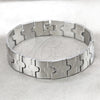 Stainless Steel Solid Bracelet, Polished, Steel Finish, 03.63.22928.08 (16 MM Thickness, 8 Inches Length)