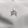 Stainless Steel Fancy Pendant, Butterfly Design, Polished, Steel Finish, 05.63.1193