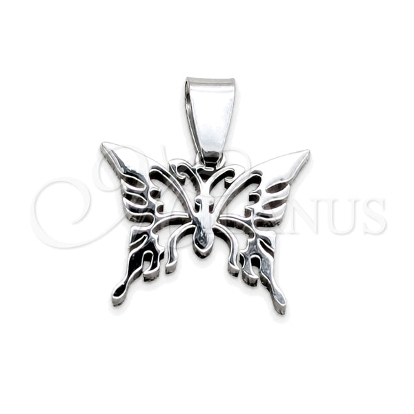Stainless Steel Pendant — Fancy Pendant Butterfly Design Polished 05.63. — main product view — SKU 160491 | Acero Inoxidable dije — elegante Pendant mariposa diseño pulido 05.63. — SKU 160491